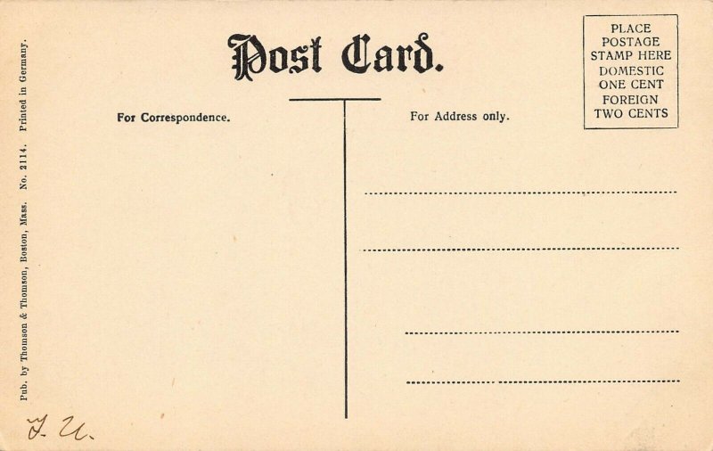 LP53  Medford Massachusetts Postcard Old  Royall House