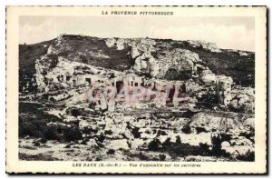 Old Postcard Les Baux (B R) Overview on careers Provence Picturesque