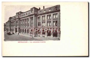 Old Postcard Brussels La Grande Poste