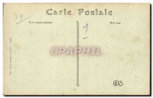 Old Postcard Montpellier Place de la Comedie View from Esplanade Theater Tram