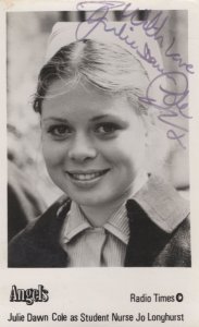 Julie Dawn Cole BBC Nurse Angels Hand Signed Cast Card Photo