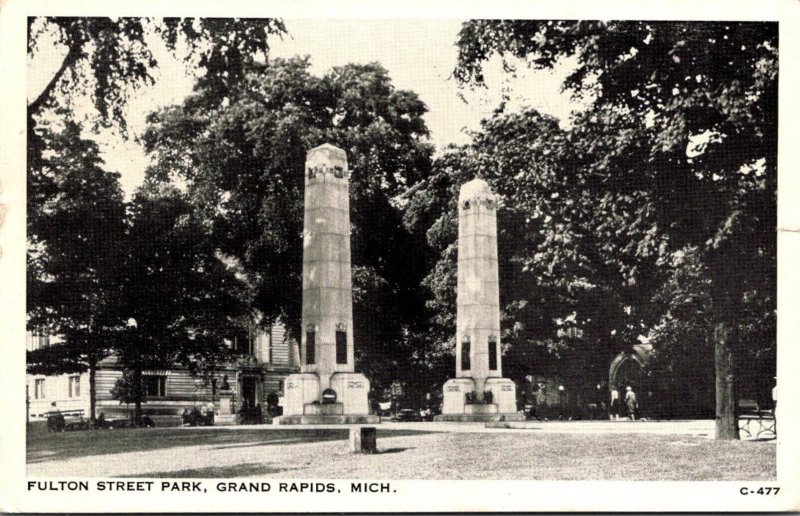 Michigan Grand Rapids Fulton Street Oark 1936