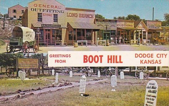 Greetings From Boot Hill Dodge City Kansas