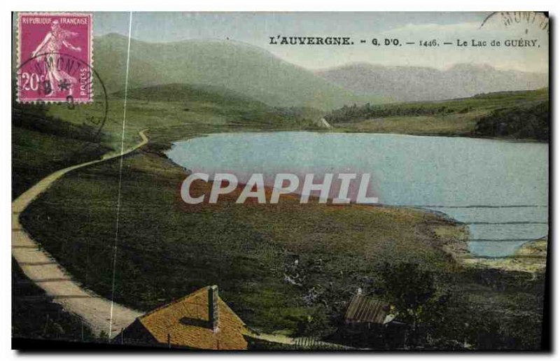 Old Postcard Auvergne Lac de Guery