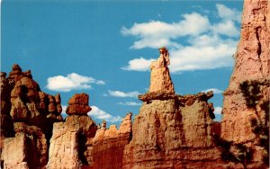 Sunset Point, Bryce Canyon National Park, Utah, Queen Victoria, pink Postcard