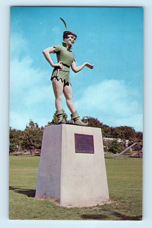 Peter Pan Mary Martin Weatherford Texas Statue Monument Cherry Park