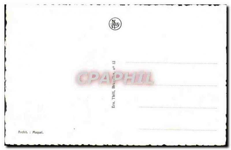 Old Postcard Brussels Palace Of The King