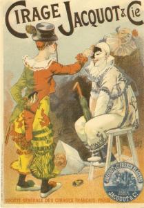 \Cirage Jacquot & Cie. Circus Clowns, by Lefevre\ Modern rep