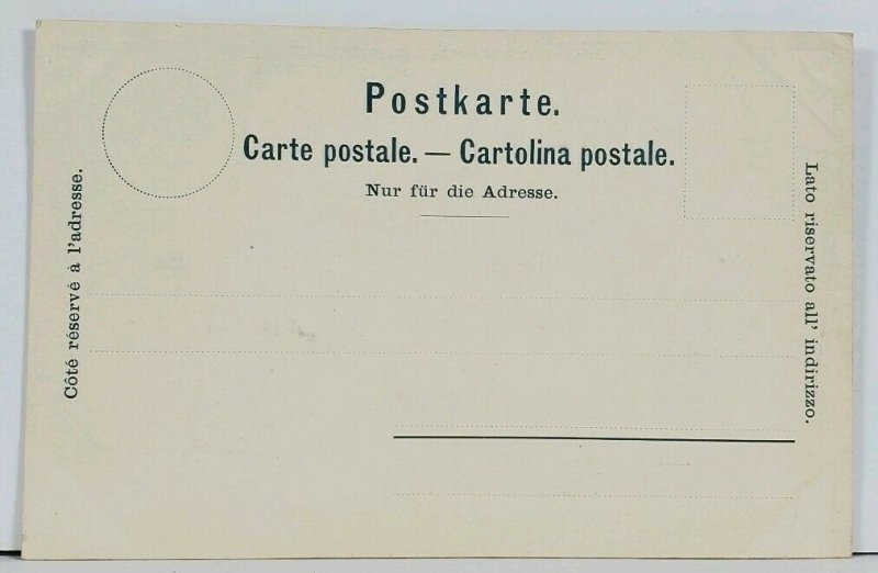 SUISSE EIDGENOSSISCHES SANGERFEST IN BERN 1899 Postcard G14