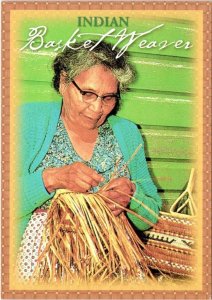 Neah Bay, WA Washington  MATILDA McCARTY Makah Indian Basket Weaver 4X6 Postcard
