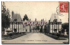 Old Postcard Grosbois The Chateau la Facade