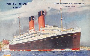 SS Regina White Star Line Unused 