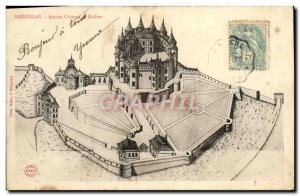 Old Postcard Old Chateau Colbert Seignelay