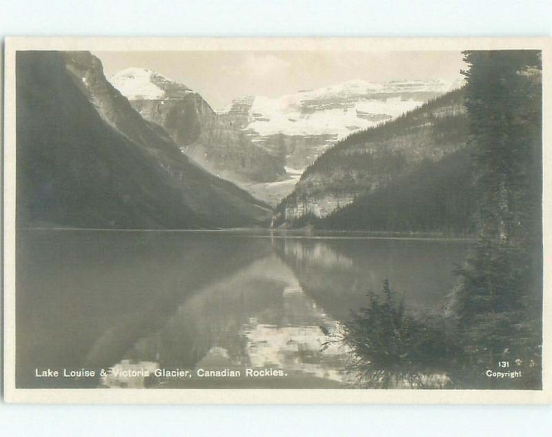 old rppc NICE VIEW Lake Louise Alberta AB W0877