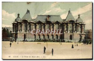 Old Postcard Lille Palace of Arts Baaux