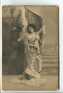 478389 Lina CAVALIERI Italian OPERA Singer DANCE w/ Wings Vintage postcard