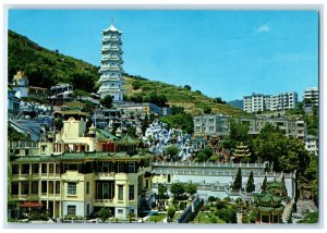 c1950's Full View of The Har Par Mansion Hong Kong Posted Vintage Postcard