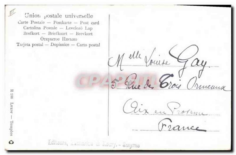 Postcard Ancient Egypt Egypt Luxor