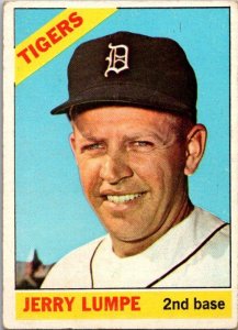 1966 Topps Baseball Card Jerry Limpe Detroit Tigers sk1986