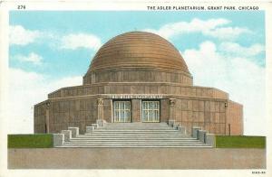 IL, Chicago, Illinois, Grant Park, Adler Planetarium, Tichnor No. 2163-30