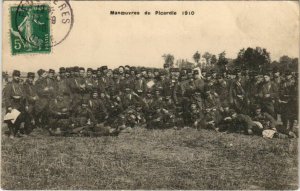 CPA Guerre Manoeuvres de Picardie 1910 (24916)