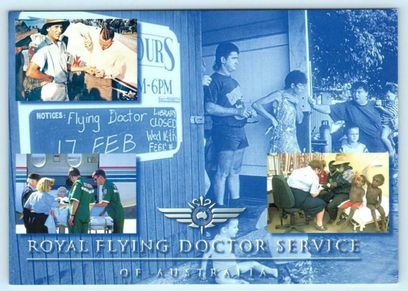 3 Postcards AUSTRALIA ~ Airplane & Clinics  ROYAL FLYING DOCTOR SERVICE 4x6