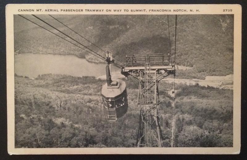 Cannon Mt. Aerial Passenger Tramway, Franconia Notch, NH Santway Photo 2735 