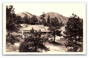Terrace Hotel Green Mountain Falls Colorado RPPC Postcard