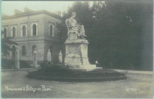 85858 - Vintage POSTCARD - CARRARA MASS city - PHOTOGRAPHIC Red Monument-