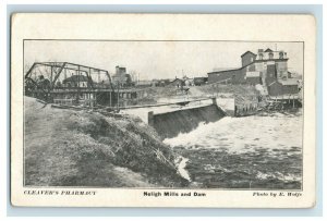 C. 1910 Neligh Mills And Dam, Nebraska Postcard P41 