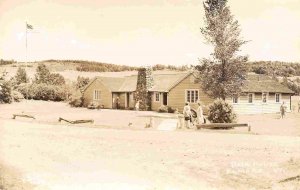 Bath House Elmore Vermont 1950s RPPC Real Photo postcard