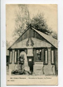 289393 FRANCE Camp d'Auveurs Tomb Vintage postcard