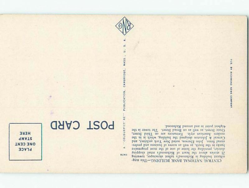 Linen BUILDING Richmond Virginia VA W5253@