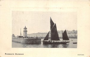 uk48223 ramsgate harbour real photo uk