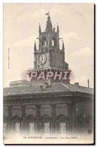 Old Postcard Avignon Jacquemart Old Belfry