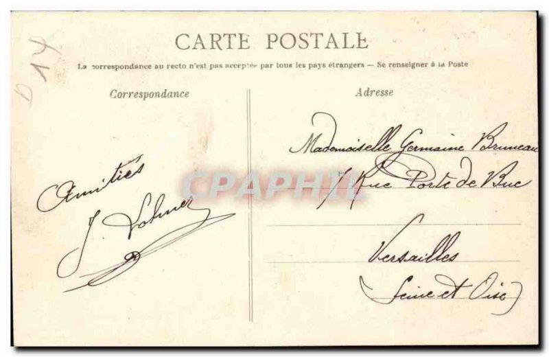 Caen - Main Gate of the Castle Old Postcard