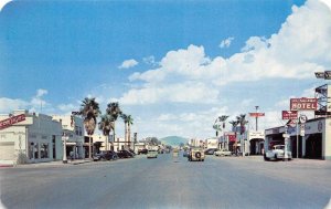 Blythe California Looking E. On Hwys 60-70, Shell Gas Station Vintage PC U7003