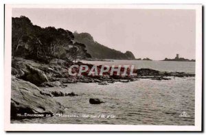 Old Postcard From Around St Raphael View On I & # 39Ile D & # 39Or