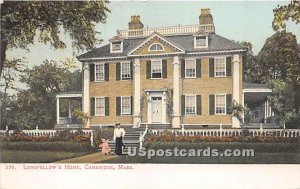 Longfellow's Home Cambridge, MA