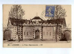 236410 FRANCE AUXERRE Prison 1929 year RPPC to Ethiopia