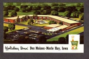 IA Holiday Inn Des Moines Merle Hay Rd IOWA POSTCARD PC