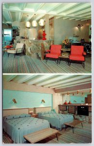 Country Squire Motel Knoxville Tennessee TN Modern Big Rooms & Lobby Postcard