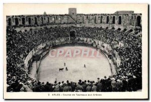 Old Postcard the Bull Run Arenes Arles Corride