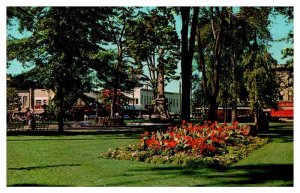 Postcard MONUMENT SCENE Elyria Ohio OH AS3297