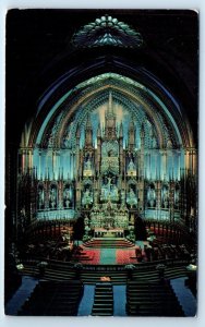 Interior of Notre-Dame Church MONTREAL CANADA Postcard