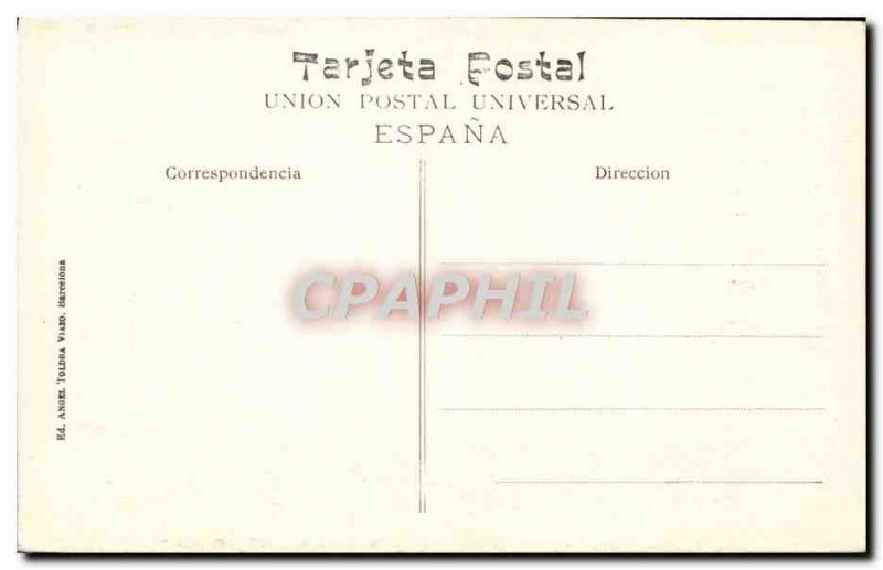 Postcard Old Tarragona Cathedral Cloister Capitel