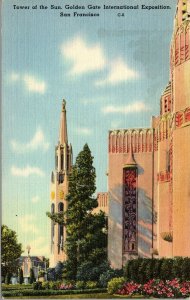 Tower Of The Sun Golden Gate International Exposition San Francisco CA Postcard