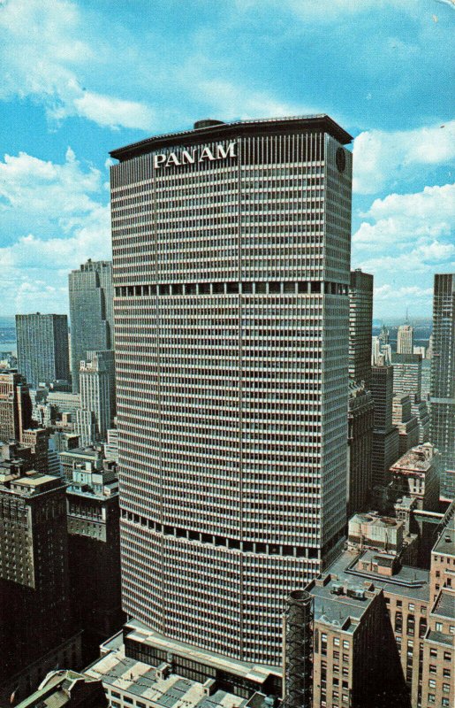 Postcard Pan Am Building New York City