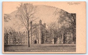 NEW HAVEN, CT Connecticut ~YALE UNIVERSITY HALLS.c1900s Albertype  Postcard