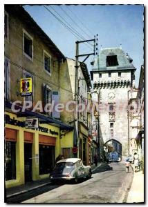 Modern Postcard Saint Jean D'Angely The Tower And The Big Clock